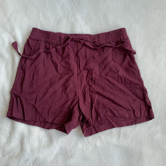 Plum / purple summer shorts (small) - Picture 2 of 4